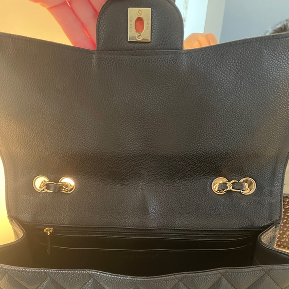CHANEL Authentic classic caviar jumbo bag - Picture 11 of 14